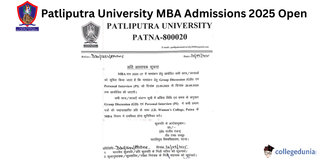 Patliputra University MBA Admissions 2025 Open; GD-PI from September 23